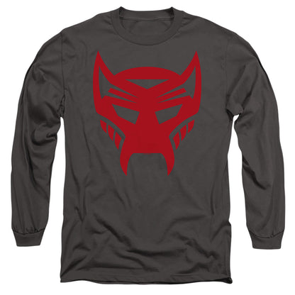 Transformers Maximal Logo Mens Long Sleeve Shirt Charcoal Officially Licensed