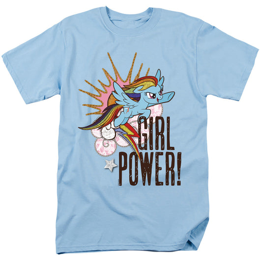My Little Pony Tv Girl Power Mens T Shirt Light Blue Officially Licensed