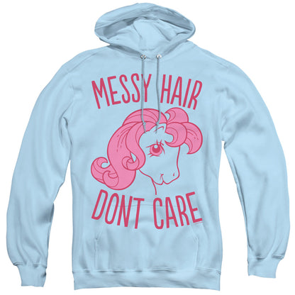 My Little Pony Retro Messy Hair Mens Hoodie Light Blue Officially Licensed