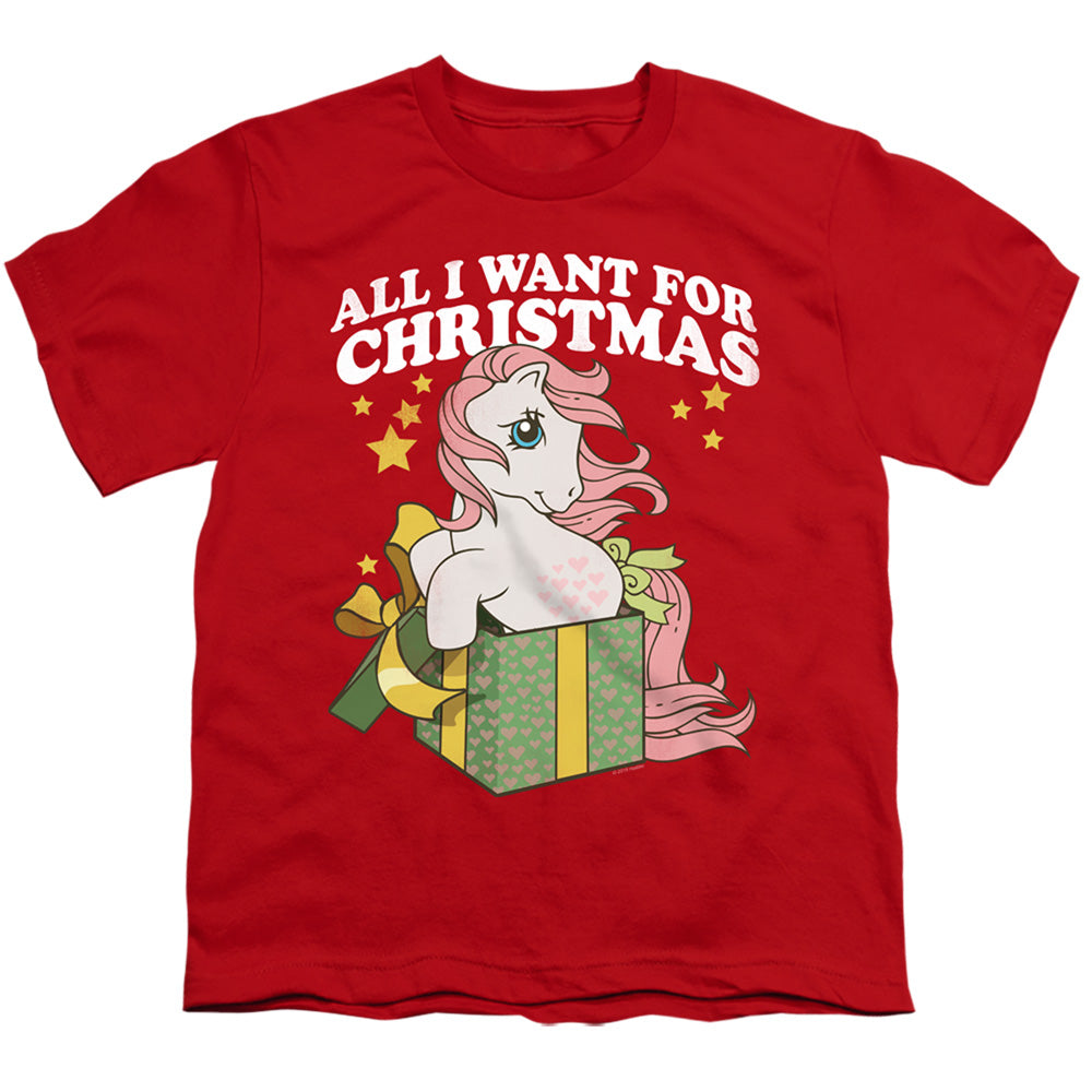My Little Pony Retro All I Want Kids Youth T Shirt Red Officially Licensed