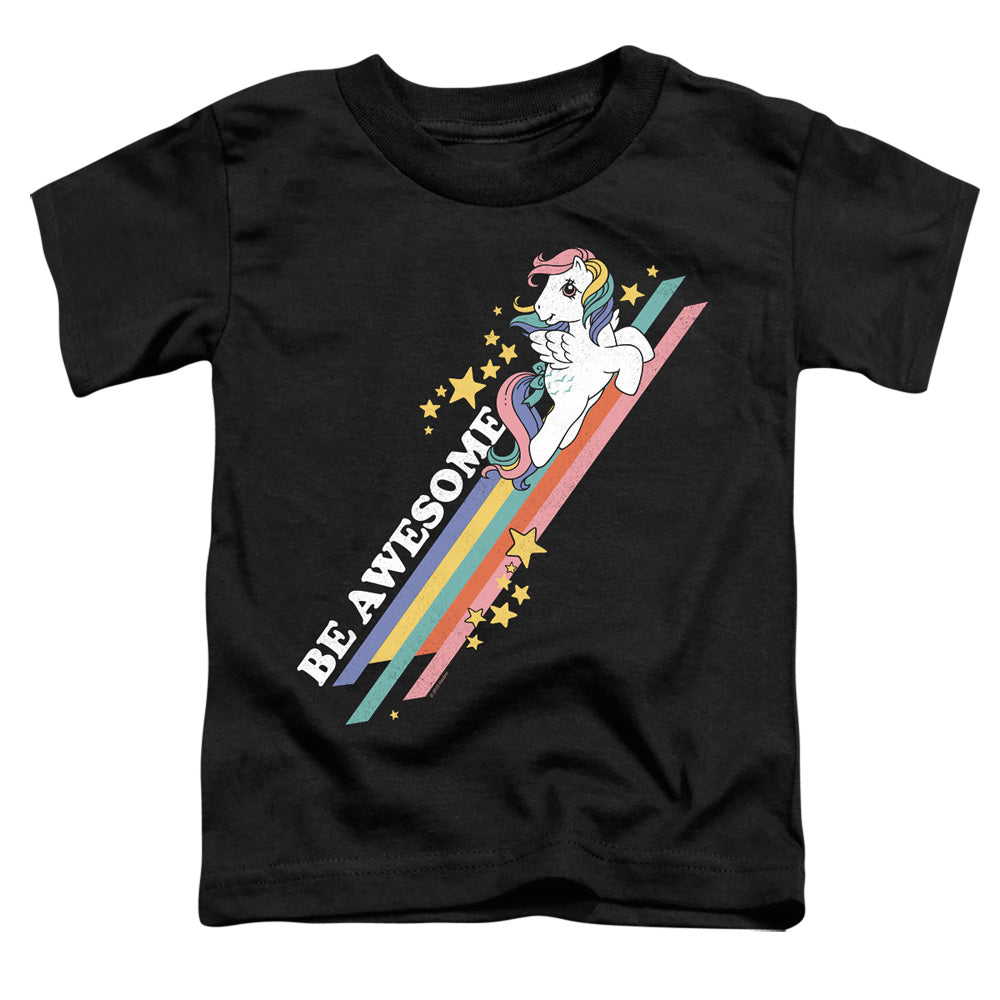 My Little Pony Retro Be Awesome Toddler Kids Youth T Shirt Black Officially Licensed