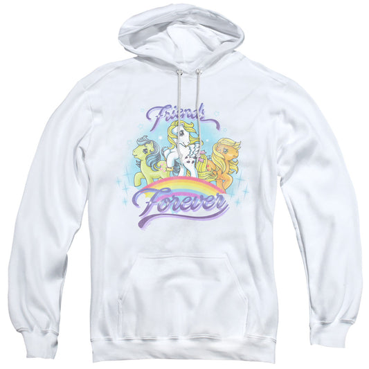 My Little Pony Retro Friends Forever Mens Hoodie White Officially Licensed