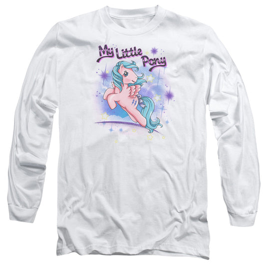 My Little Pony Retro Firefly Mens Long Sleeve Shirt White Officially Licensed