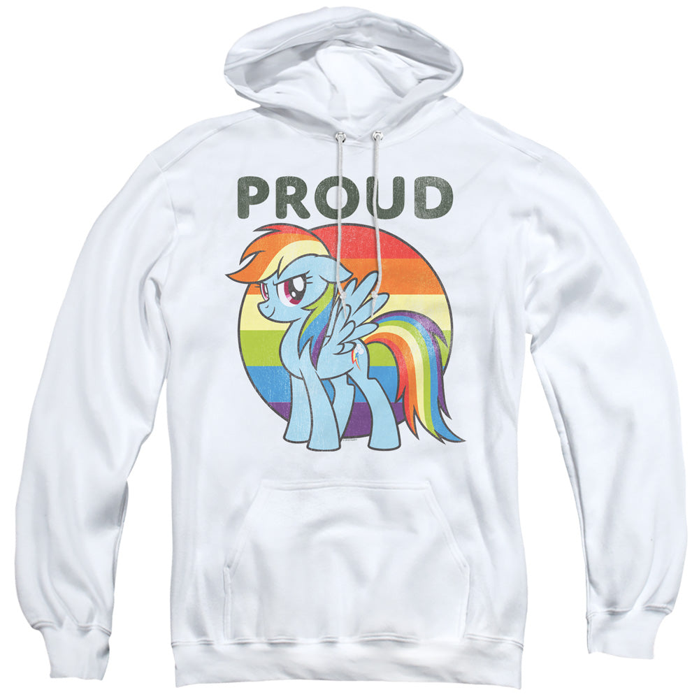 My Little Pony Tv Proud Mens Hoodie White Officially Licensed