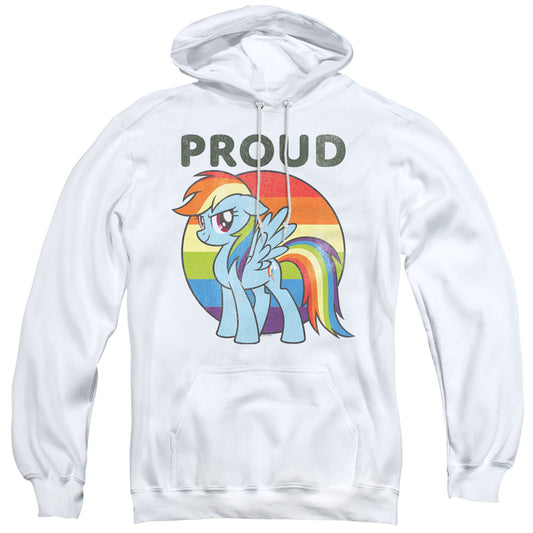 My Little Pony Tv Proud Mens Hoodie White Officially Licensed