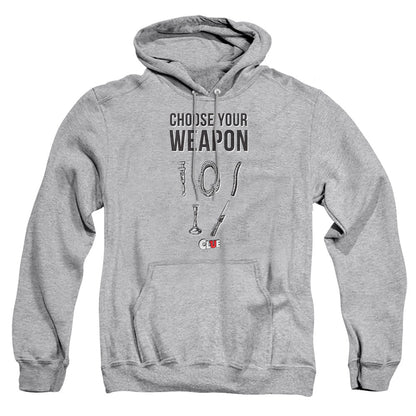 Clue Choose Mens Hoodie Athletic Heather Officially Licensed