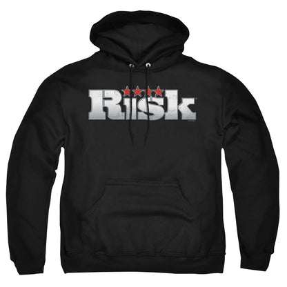 Risk Logo Mens Hoodie Black Officially Licensed