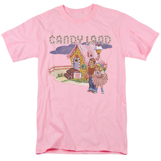 Candy Land Cotton Candy Land Mens T Shirt Pink Officially Licensed