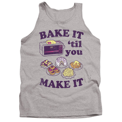 Easy Bake Oven Bake It Til You Make It Mens Tank Top Shirt Athletic Heather Officially Licensed