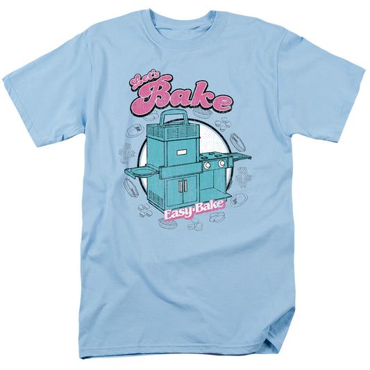 Easy Bake Oven Lets Bake Mens T Shirt Light Blue Officially Licensed