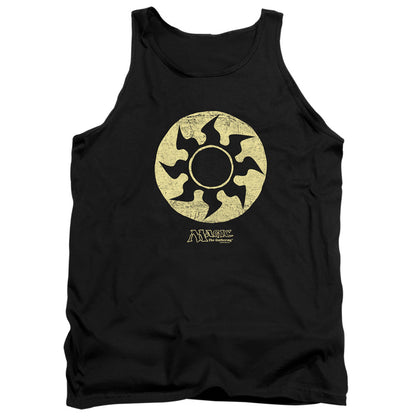 Magic The Gathering White Symbol Mens Tank Top Shirt Black Officially Licensed