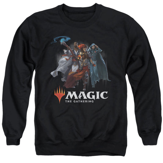Magic The Gathering Planeswalkers Mens Crewneck Sweatshirt Black Officially Licensed