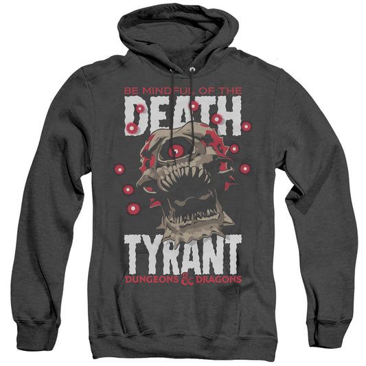 Dungeons And Dragons Death Tyrant Heather Mens Hoodie Black Officially Licensed