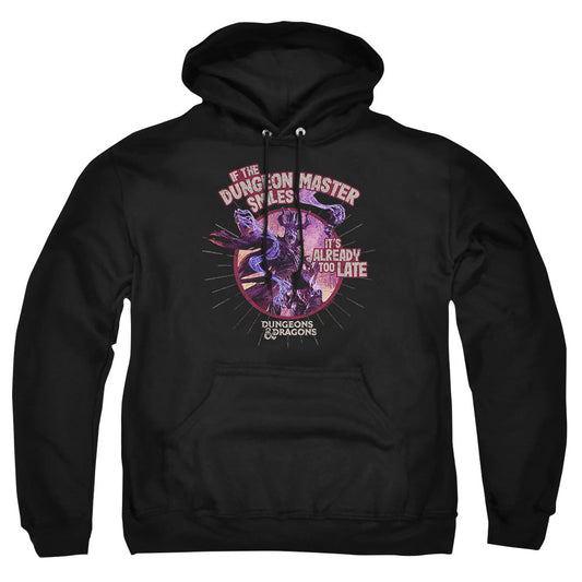 Dungeons And Dragons Dungeon Master Smiles Mens Hoodie Black Officially Licensed
