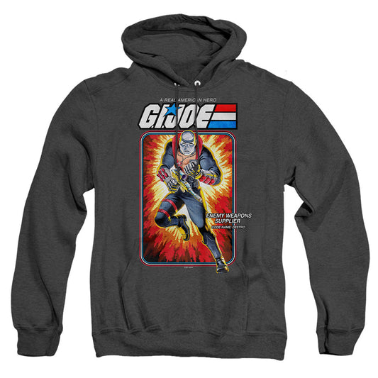 G.I. Joe Destro Card Heather Mens Hoodie Black Officially Licensed