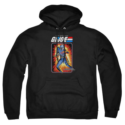 G.I. Joe Cobra Commander Card Mens Hoodie Black