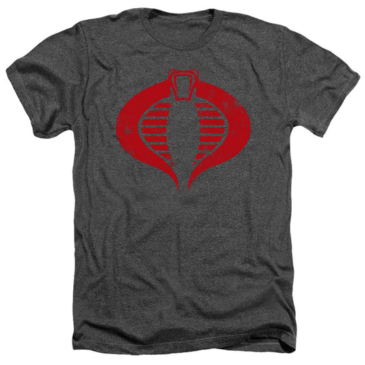 G.I. Joe Cobra Logo Heather Mens T Shirt Black Officially Licensed