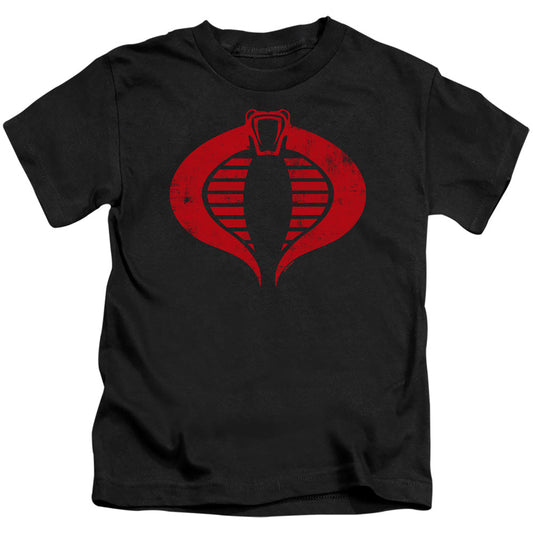 G.I. Joe Cobra Logo Juvenile Kids Youth T Shirt Black Officially Licensed