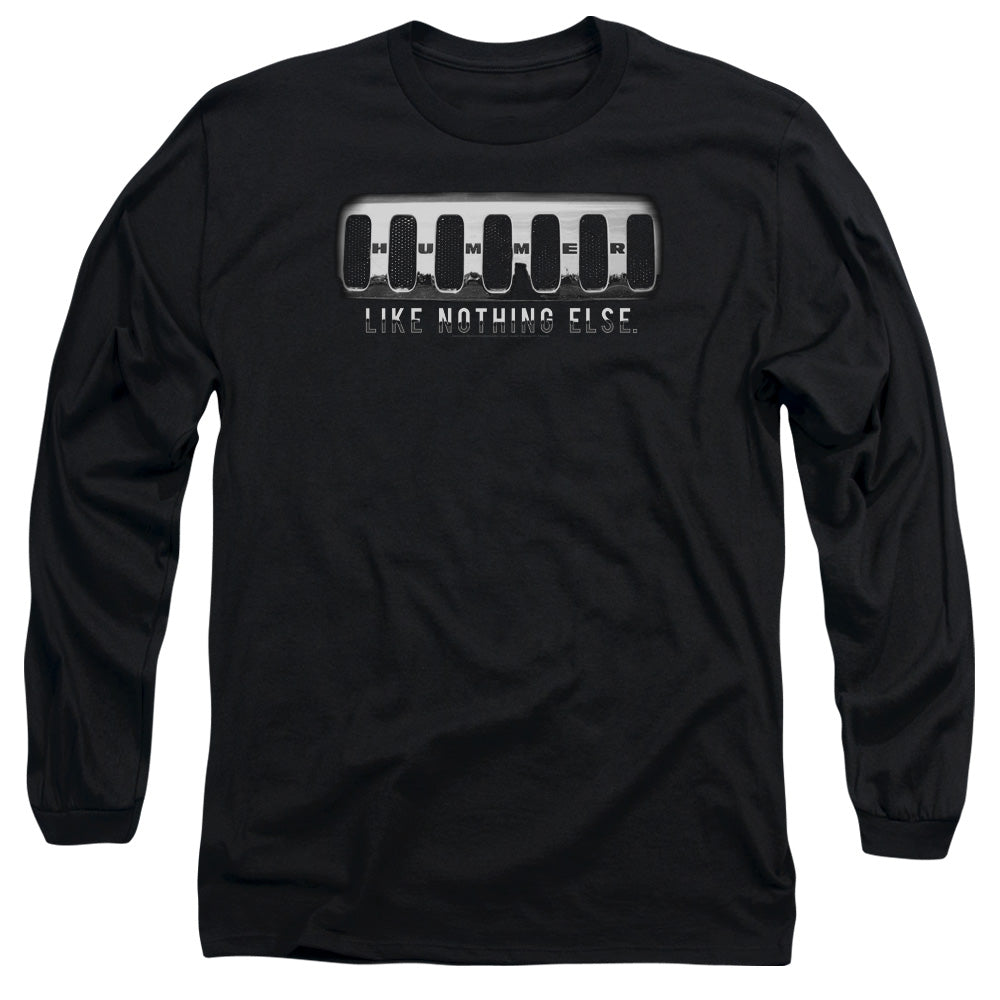 Hummer Grill Mens Long Sleeve Shirt Black Officially Licensed