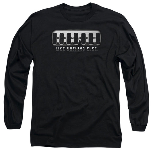 Hummer Grill Mens Long Sleeve Shirt Black Officially Licensed