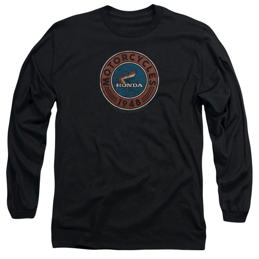 Honda Motorcycle Mens Long Sleeve Shirt Black Officially Licensed