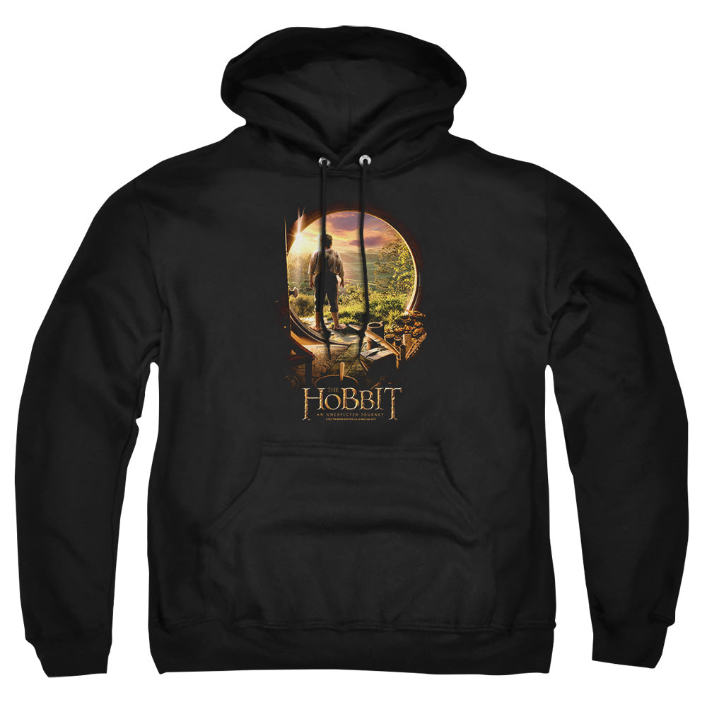 The Hobbit Hobbit In Door Mens Hoodie Black Officially Licensed
