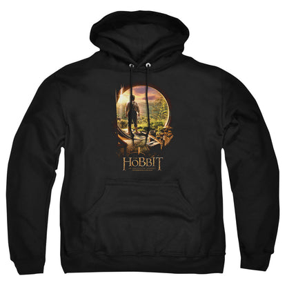 The Hobbit Hobbit In Door Mens Hoodie Black Officially Licensed