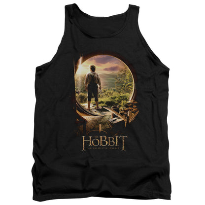 The Hobbit Hobbit In Door Mens Tank Top Shirt Black Officially Licensed