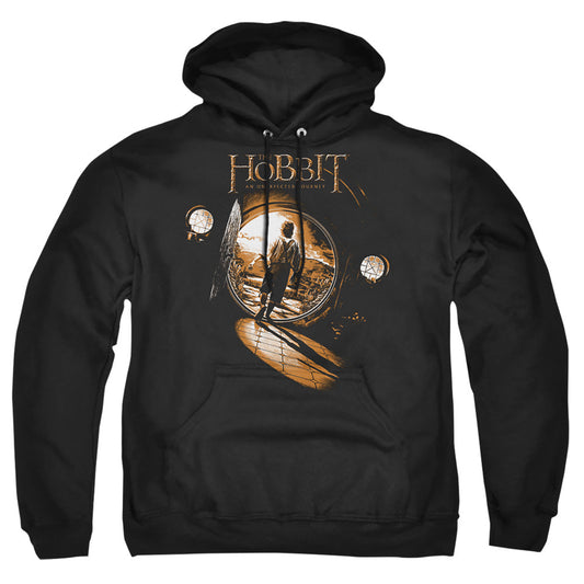 The Hobbit Hobbit Hole Mens Hoodie Black Officially Licensed