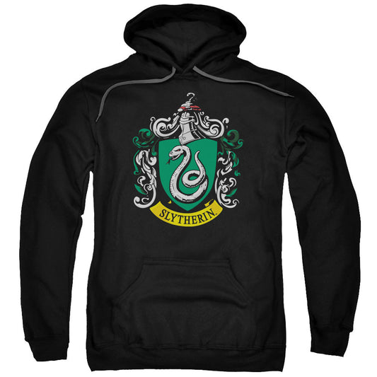 Harry Potter Slytherin Crest Mens Hoodie Black Officially Licensed