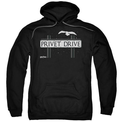 Harry Potter Privet Drive Mens Hoodie Black Officially Licensed