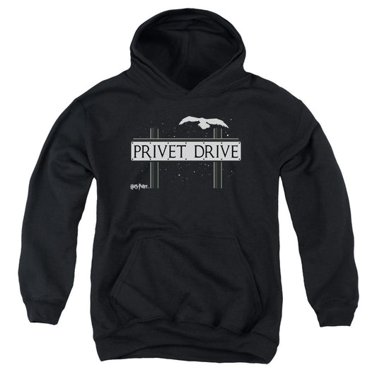 Harry Potter Privet Drive Kids Youth Hoodie Black Officially Licensed