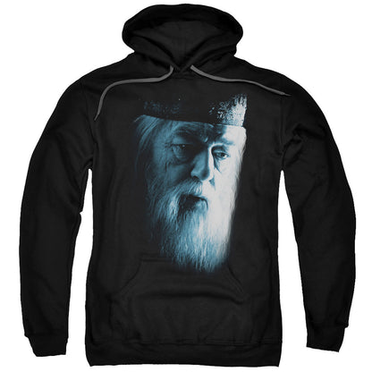 Harry Potter Dumbledore Face Mens Hoodie Black Officially Licensed