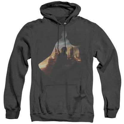 Harry Potter Voldemort Looms Heather Mens Hoodie Black Officially Licensed