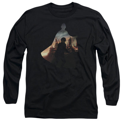 Harry Potter Voldemort Looms Mens Long Sleeve Shirt Black Officially Licensed Officially Licensed