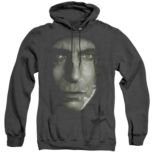 Harry Potter Snape Head Mens Heather Hoodie Black Officially Licensed