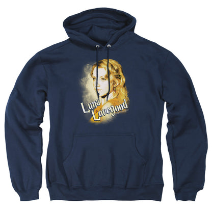 Harry Potter Luna Closeup Mens Hoodie Navy Officially Licensed