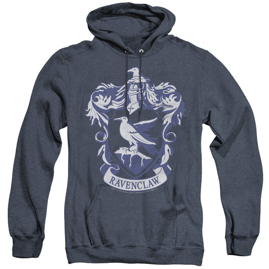 Harry Potter Ravenclaw Crest Heather Mens Hoodie Navy Blue Officially Licensed