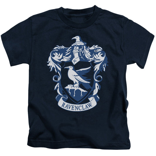 Harry Potter Ravenclaw Crest Juvenile Kids Youth T Shirt Navy Blue Officially Licensed