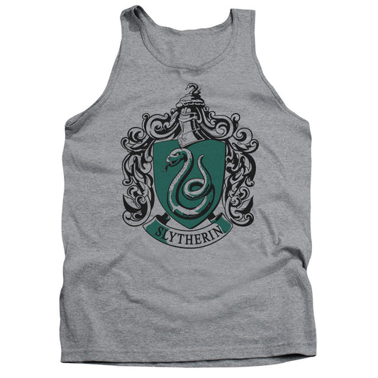 Harry Potter Slytherin Crest Mens Tank Top Shirt Athletic Heather Officially Licensed