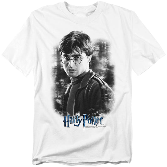 Harry Potter Harry In The Woods Mens T Shirt White Officially Licensed