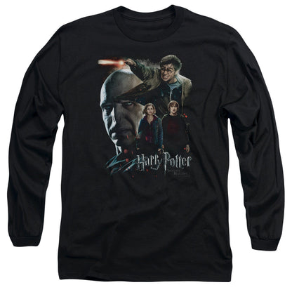 Harry Potter Final Fight Mens Long Sleeve Shirt Black Officially Licensed Officially Licensed