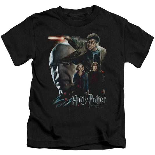 Harry Potter Final Fight Juvenile Kids Youth T Shirt Black Officially Licensed