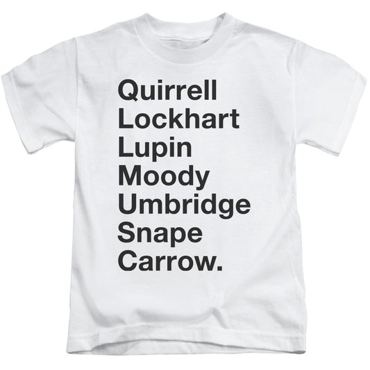 Harry Potter Professors Juvenile Kids Youth T Shirt White Officially Licensed