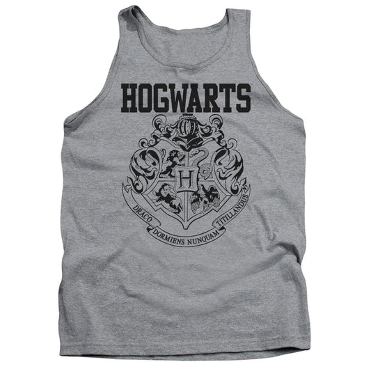 Harry Potter Hogwarts Athletic Mens Tank Top Shirt Athletic Heather Officially Licensed