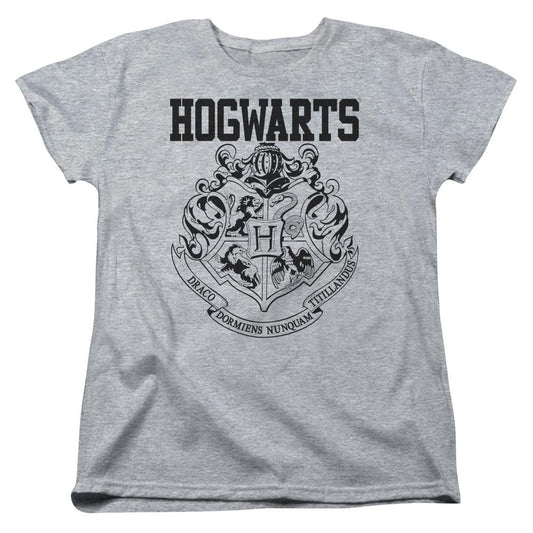 Harry Potter Hogwarts Athletic Womens T Shirt Athletic Heather Officially Licensed