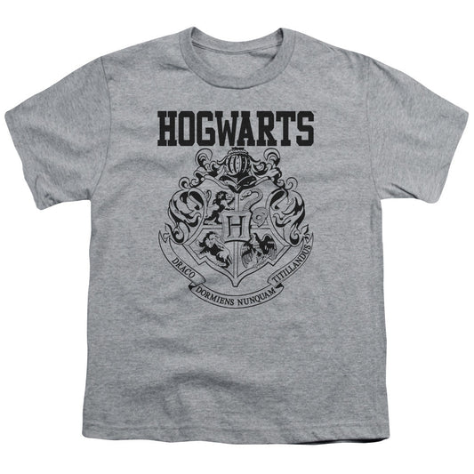 Harry Potter Hogwarts Athletic Kids Youth T Shirt Athletic Heather Officially Licensed