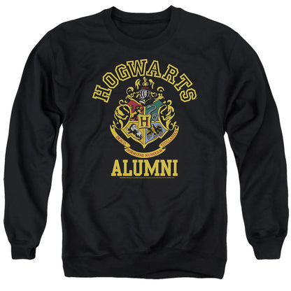 Harry Potter Hogwarts Alumni Mens Crewneck Sweatshirt Black Officially Licensed