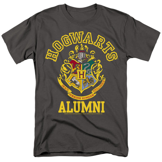 Harry Potter Hogwarts Alumni Crest Mens T Shirt Black Officially Licensed