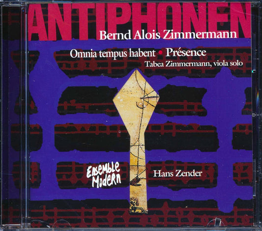 Hans Zender - Zimmermann: Antiphonen, Omnia Tempus Habent, Omnia Tempus Habent, Présence [1996 New CD]
